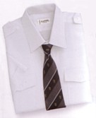 No.41　長袖肩章付カッターシャツ